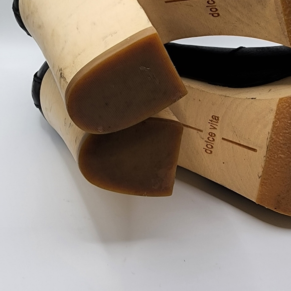 Dolce vita Arlynn wood platform clog boots. - Picture 5 of 13